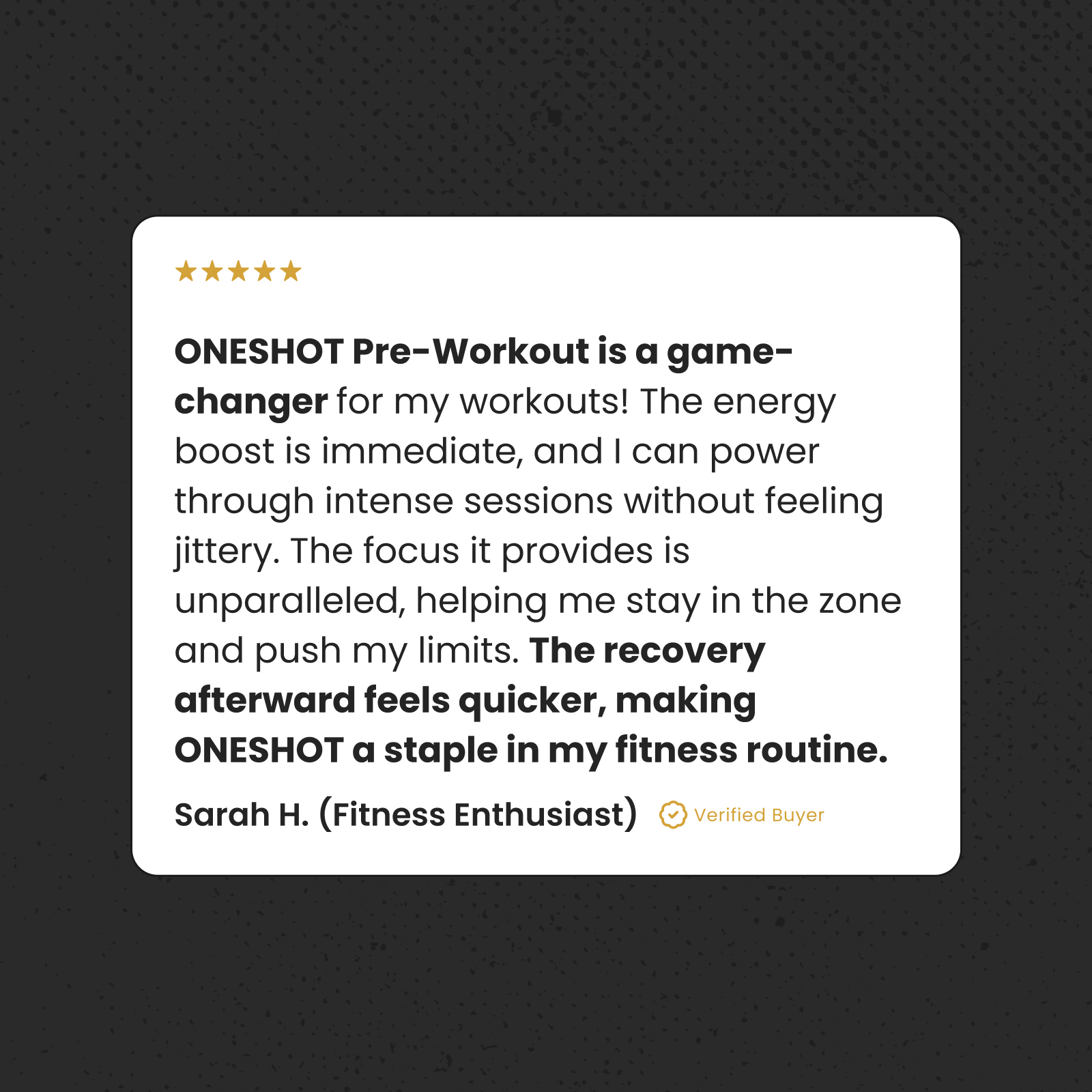 OneShot Nootropic Pre-Workout