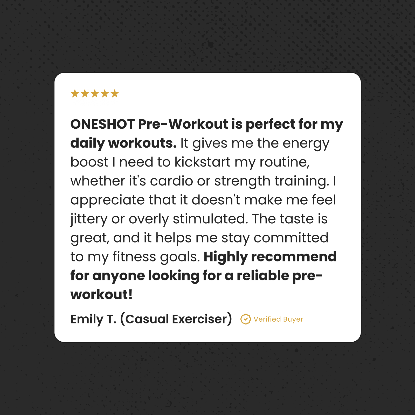 OneShot Nootropic Pre-Workout