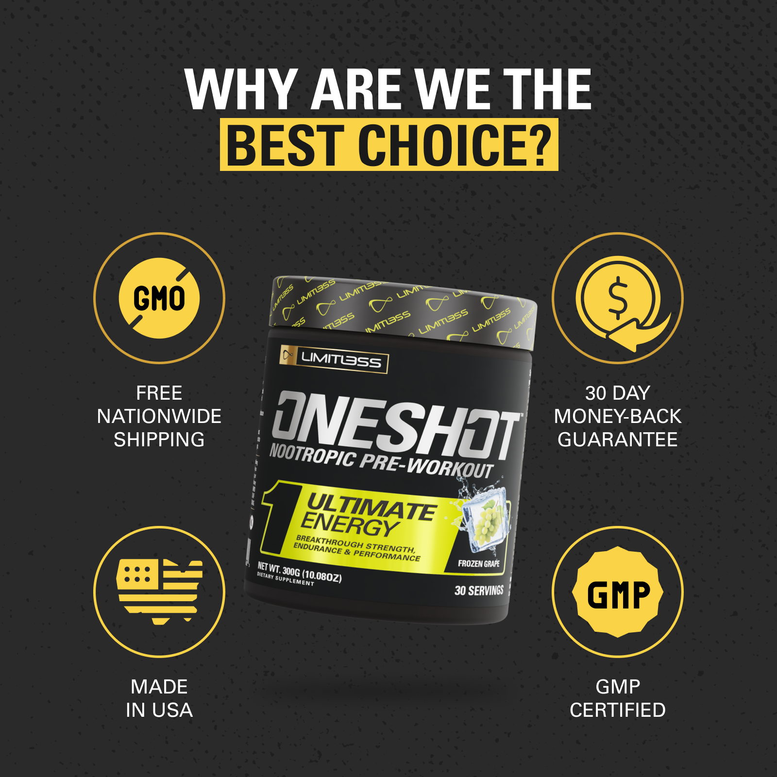 OneShot Nootropic Pre-Workout