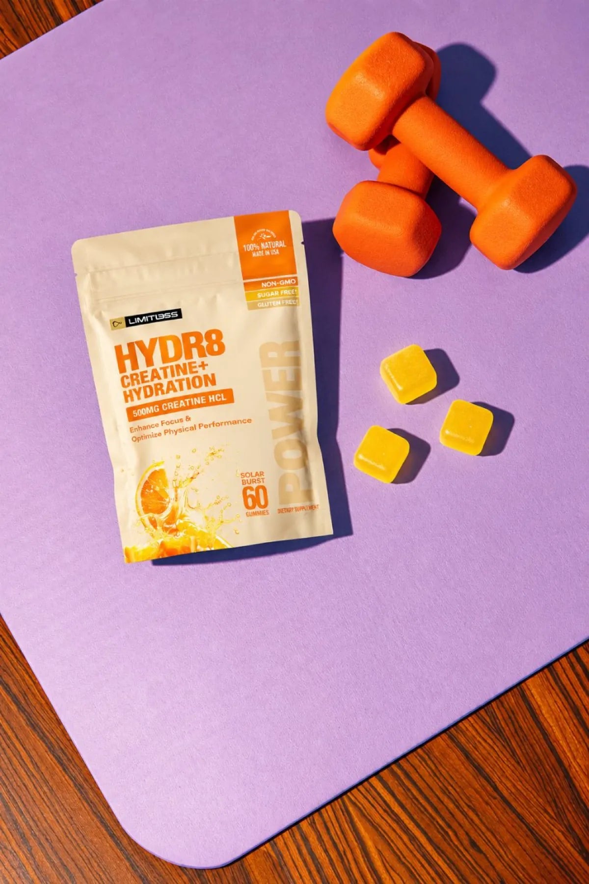 HYDR8 pouch with gym gear
