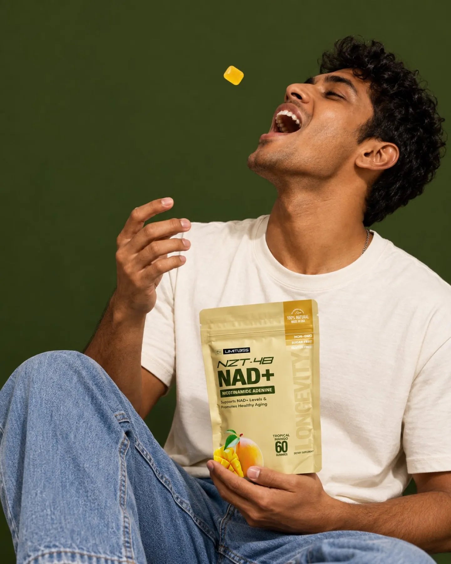 Catching a Tropical Mango gummy