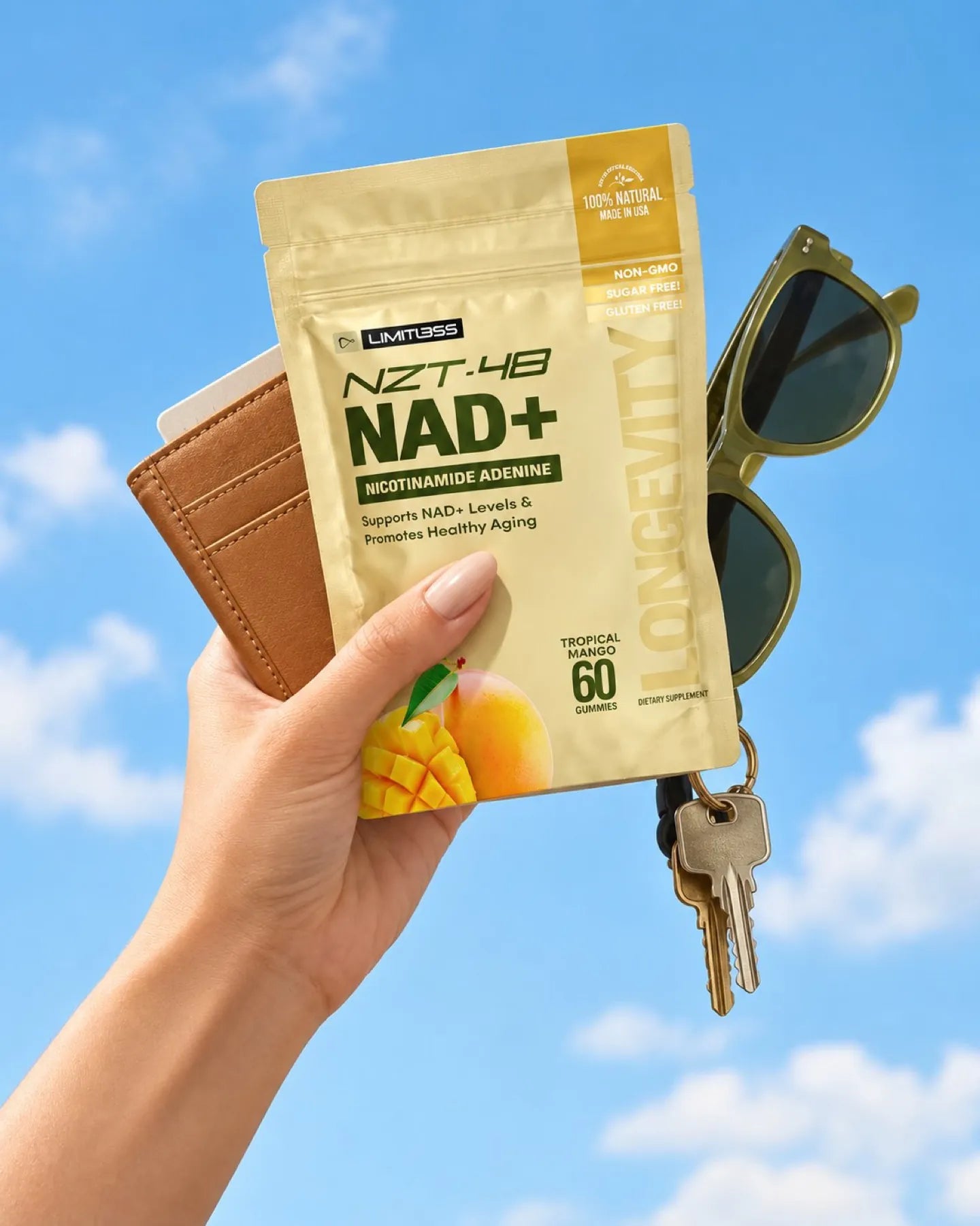 A handful of gummies on the go